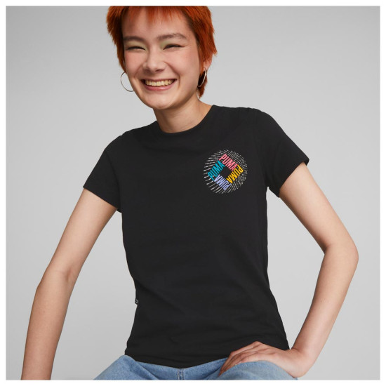 Puma Γυναικεία κοντομάνικη μπλούζα SWxP Graphic Tee Puma Γυναικεία κοντομάνικη μπλούζα SWxP Graphic Tee